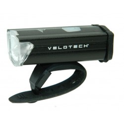 Velotech újratölthető alu lámpa