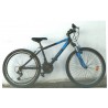 B-twin fekete-kék MTB kerékpár
