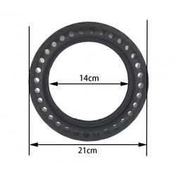 roller külsőgumi 8,5" x2,5 tömör